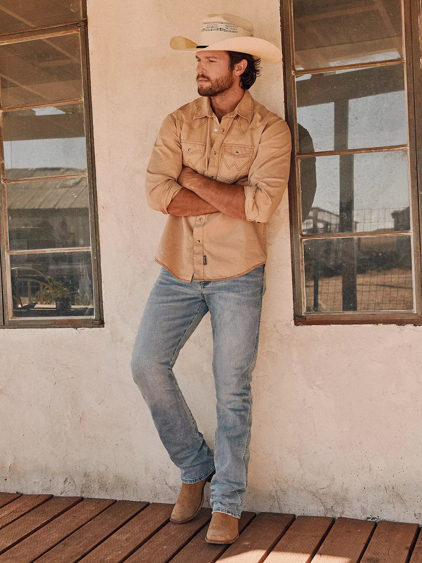 Cloverdale Wrangler Retro Slim Boot