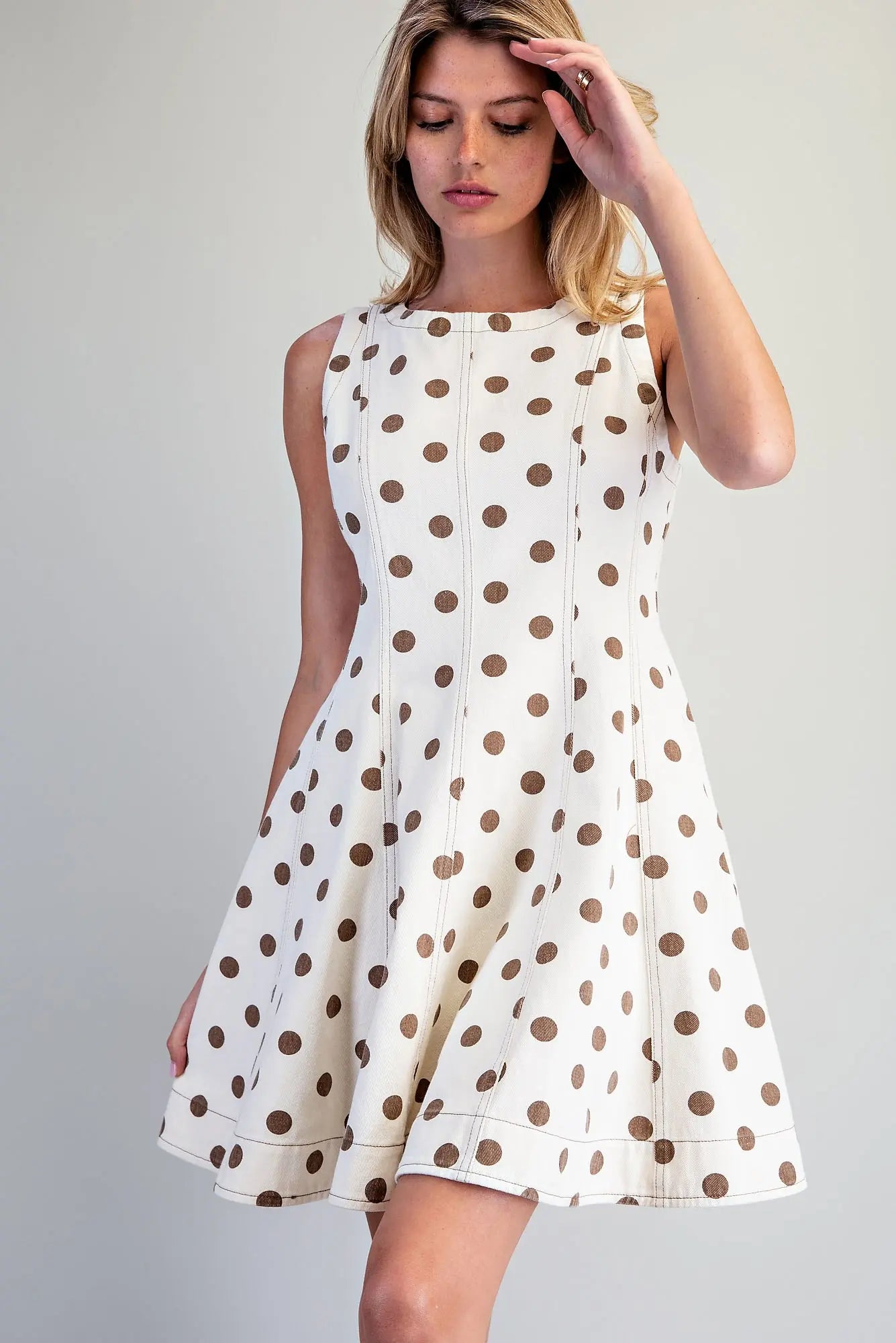 Polka Dot Mini Dress