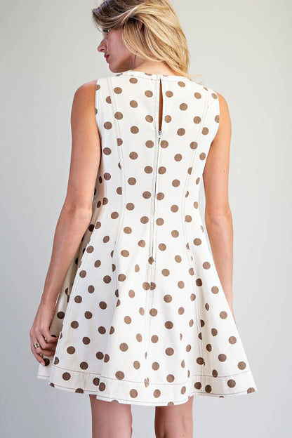 Polka Dot Mini Dress