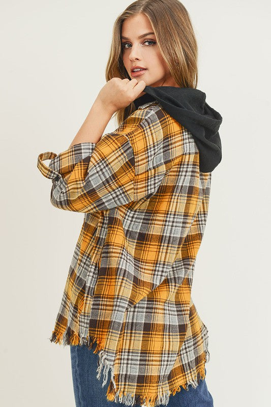 Frayed Hem Flannel