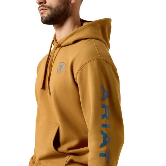 Mens Ariat Logo Hoodie