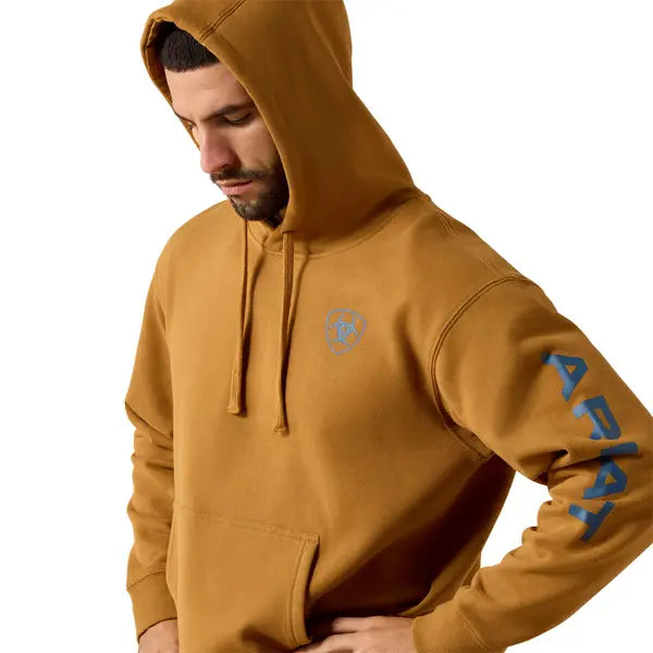 Mens Ariat Logo Hoodie