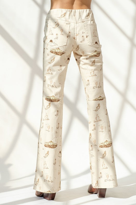 Western Dessert Bells Pants