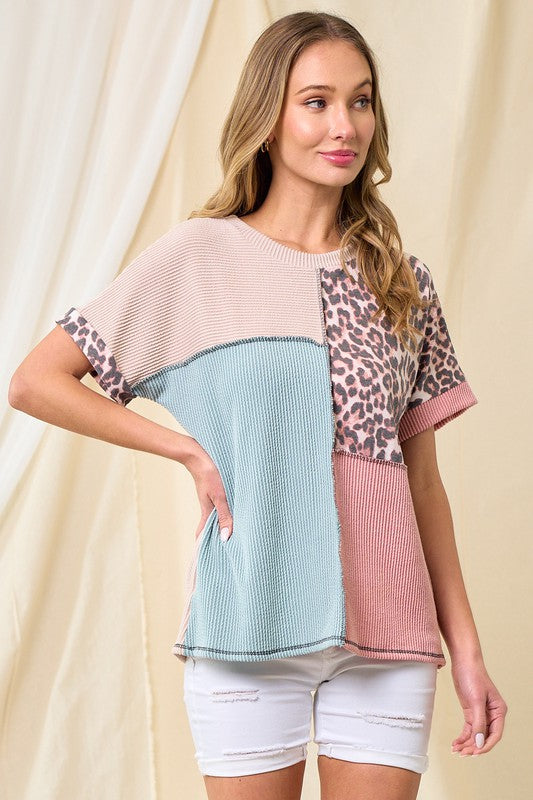Crazy Cool Colorblock Top – Addictive Apparel