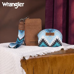 Wrangler Southwestern Print Dual Wallet