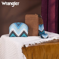 Wrangler Southwestern Print Dual Wallet