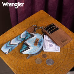 Wrangler Southwestern Print Dual Wallet