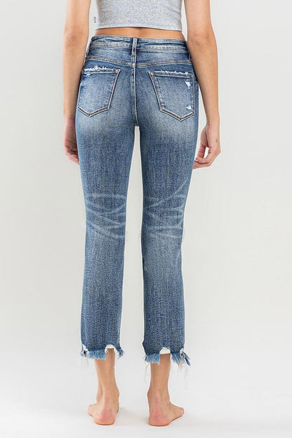 Record Setting High Rise Straight Jeans