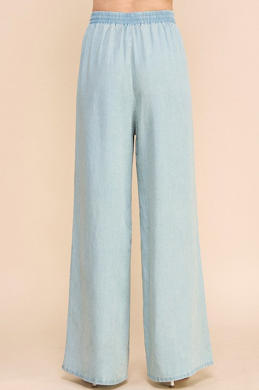 Chambray Pants