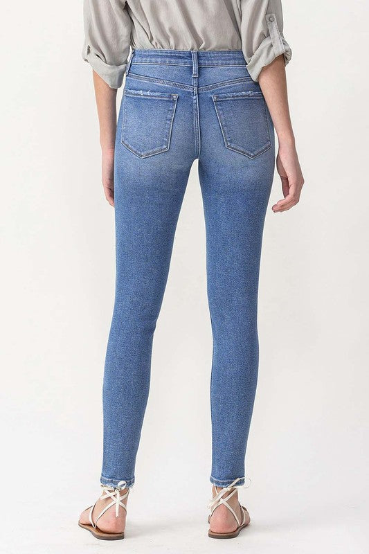 Heros Mid Rise Ankle Skinny Jeans