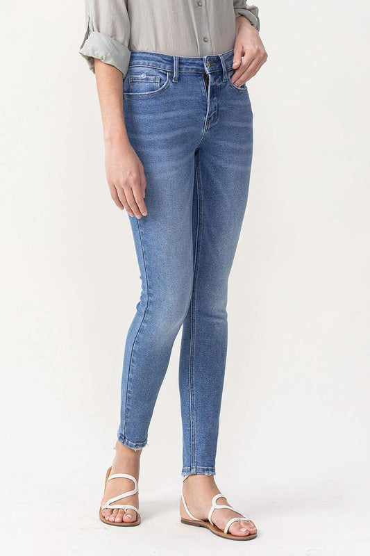 Heros Mid Rise Ankle Skinny Jeans