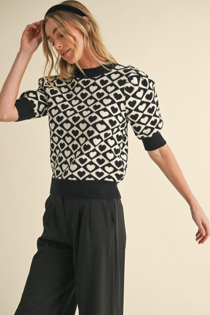 Check Night Sweater