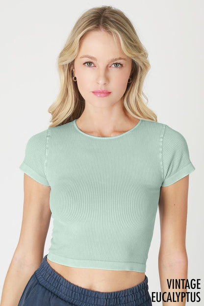 Easy Days Crop Tee