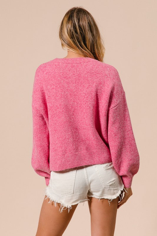 Pearl Bow Sweater