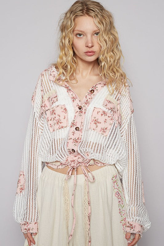 Cream Floral Jacket
