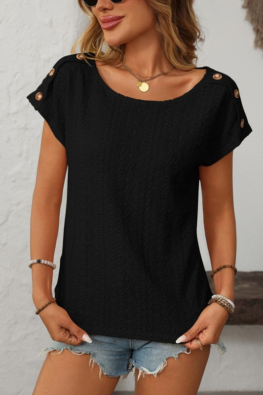 Seabreeze Eyelet Top