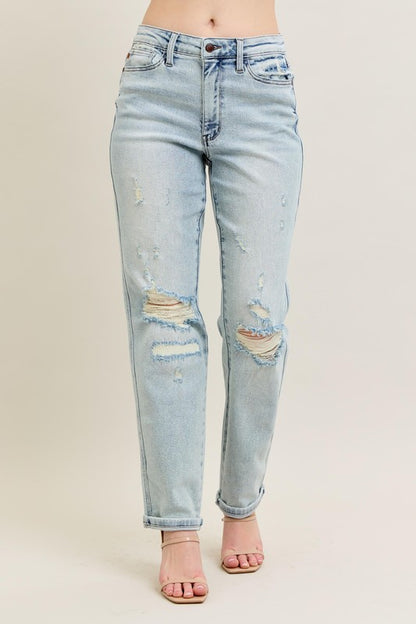 Judy Blue Boyfriend Denim (l17)