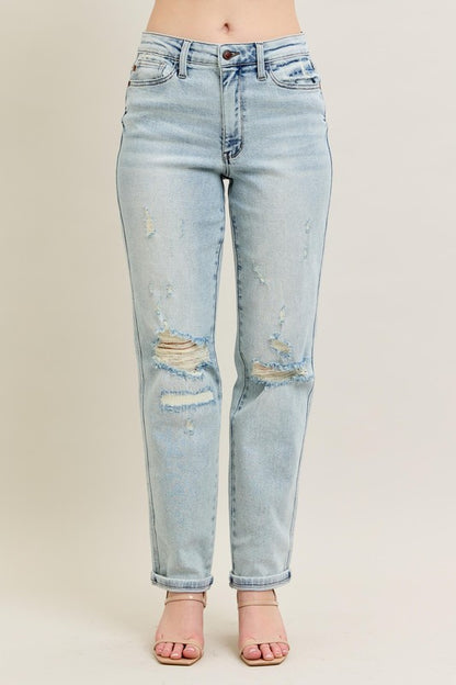 Judy Blue Boyfriend Denim (l17)