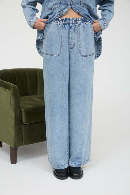 Chambray Pants