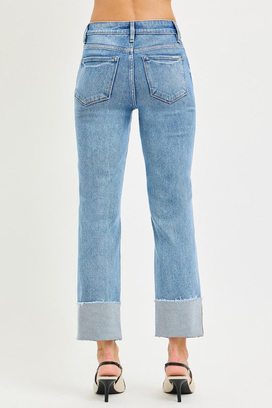 Out Of Range Straight Cuff Jeans