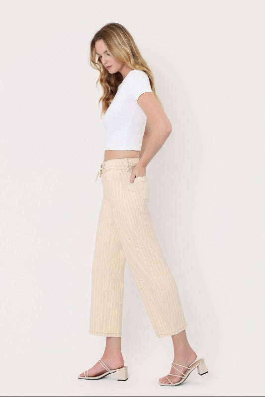 Stripes & Style Jeans