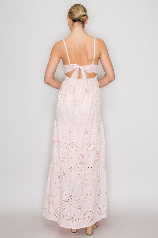 Blush Garden Maxi Dress
