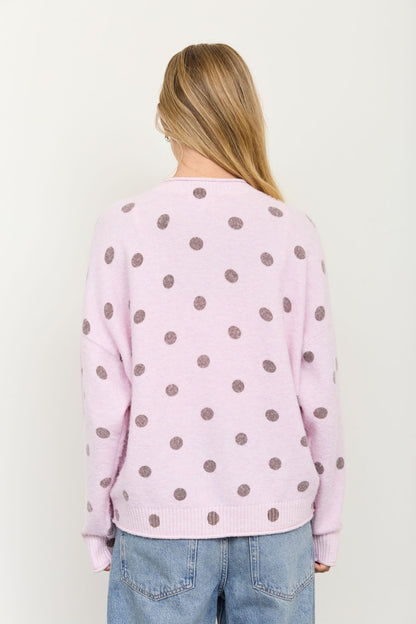 Blush Confetti Cardigan