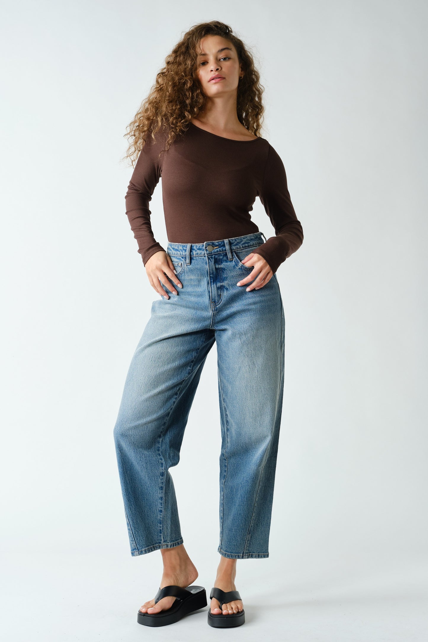 Barely There Boat Neck Top