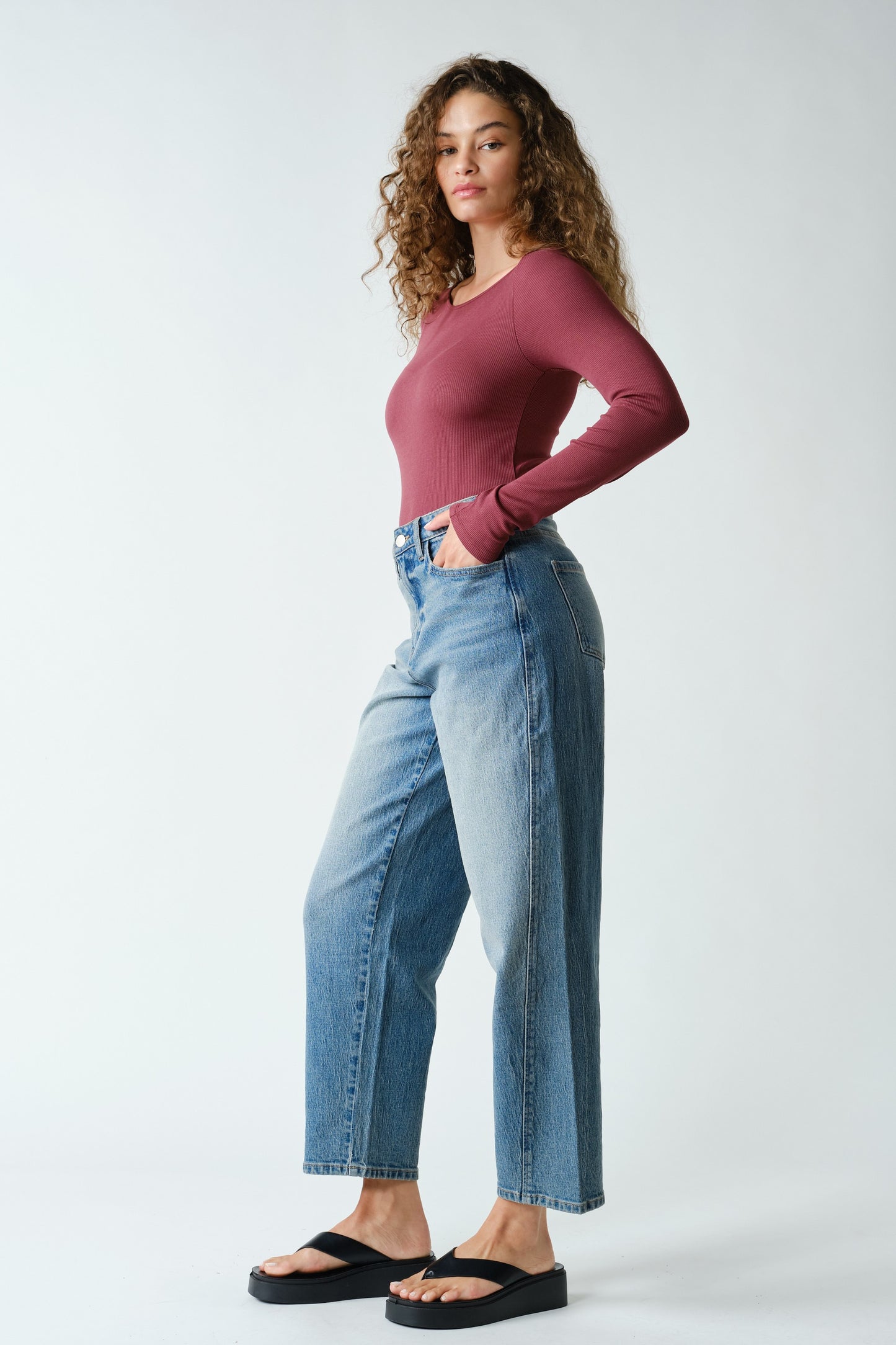 Barely There Boat Neck Top