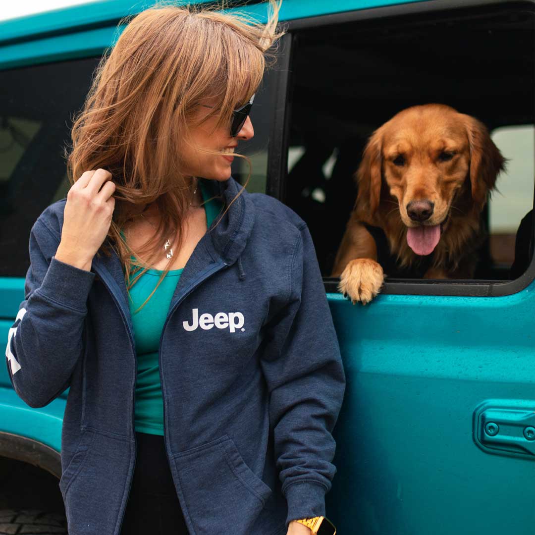 Jeep Sunset Beach Zip Hoodie