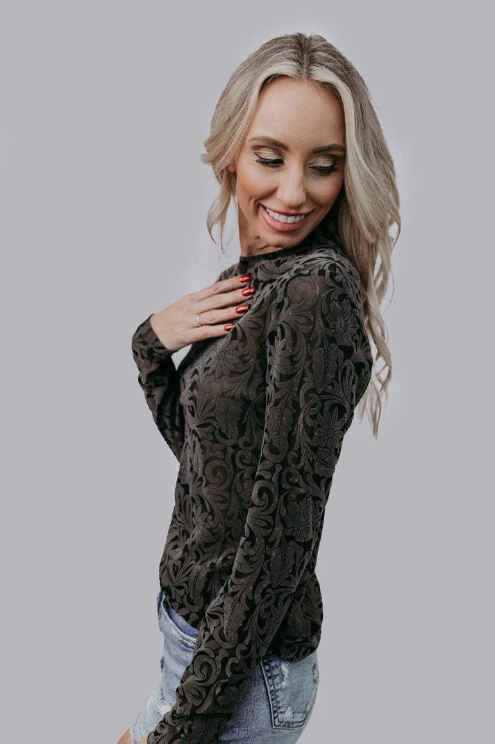 Mesh Tooled Longsleeve