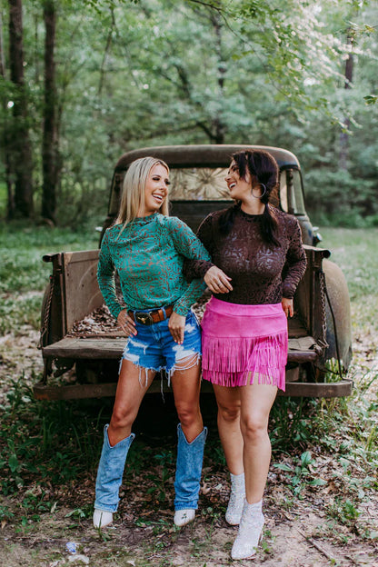 Mesh Tooled Longsleeve