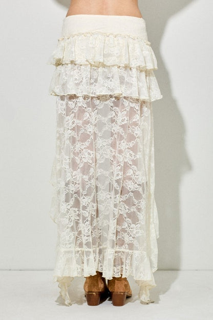 Lassoed In Lace Skirt