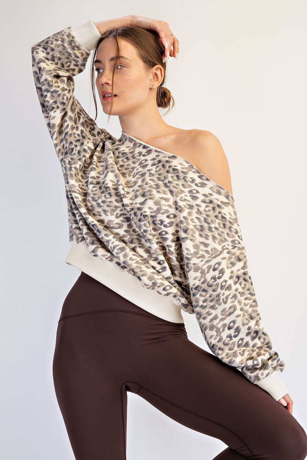 Wild Side Off Shoulder Pullover