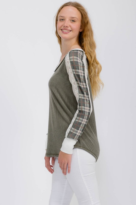 Best Of Plaid Longsleeve Top