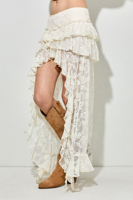Lassoed In Lace Skirt