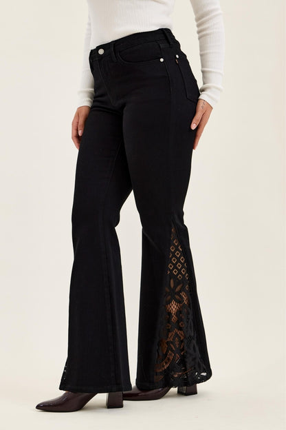 Jaqueline Lace Detail Flare