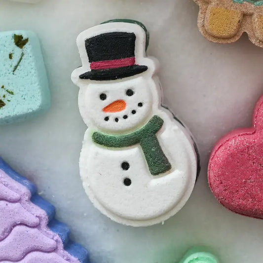 Snowman Peppermint Mocha Bathbomb