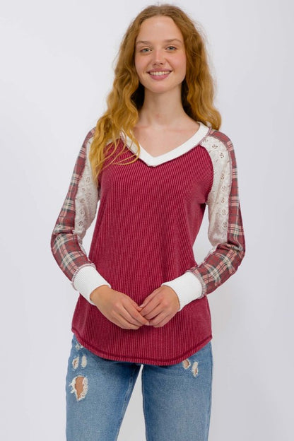 Best Of Plaid Longsleeve Top
