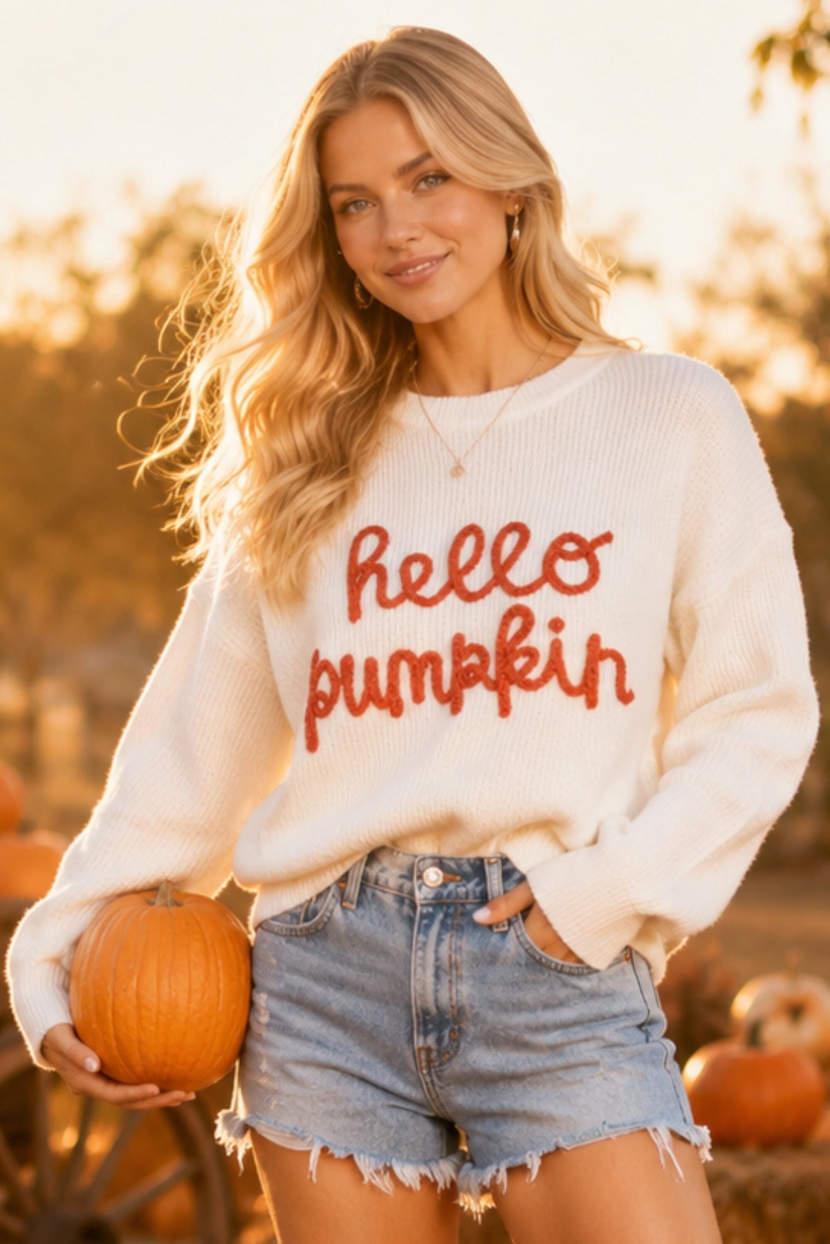 Hello Pumpkin Sweater