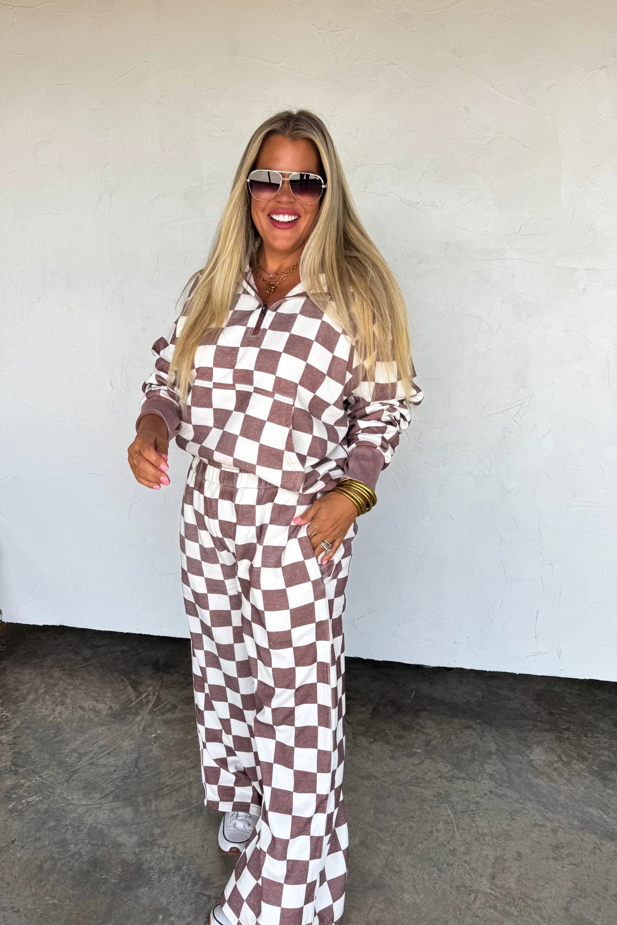 Pre Order Camo Or Checker Easy Does It Pants