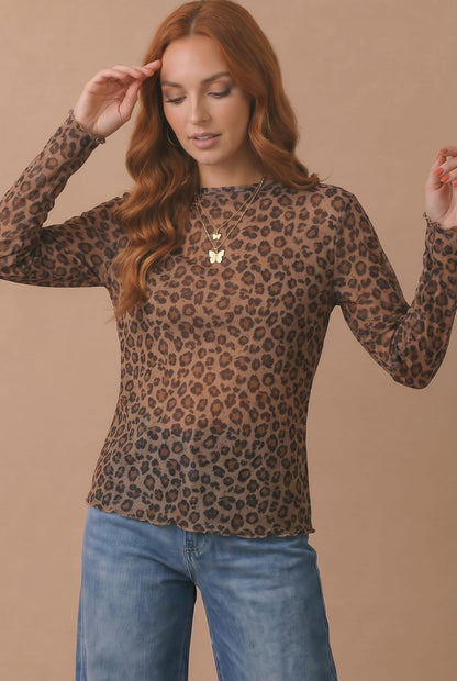 Wild Favorites Mesh Top