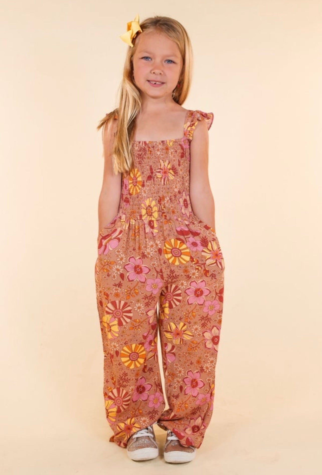 Retro Floral Jumpsuit