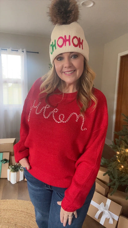 Candy Cane Crush Sweater