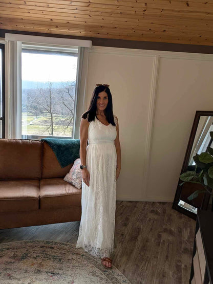 White Lace Dress