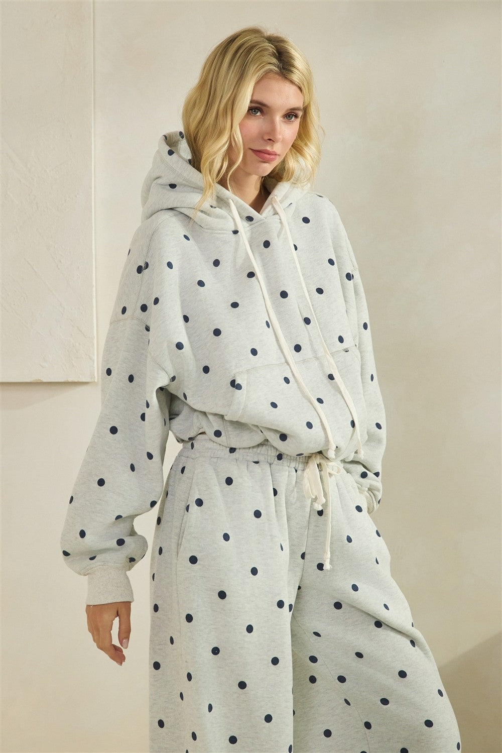Polka Dot Hoodie