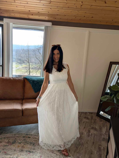 White Lace Dress