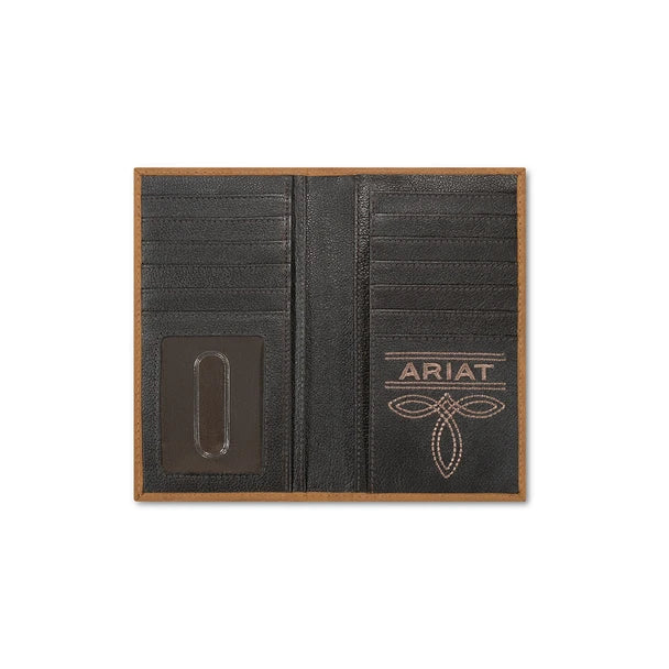 Ariat Flag Leather Rodeo Wallet