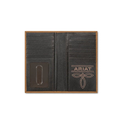 Ariat Flag Leather Rodeo Wallet