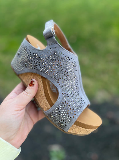 Starry Night Wedge Sandals (B)